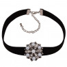 Colier trendy pearl choker
