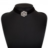 Colier trendy pearl choker
