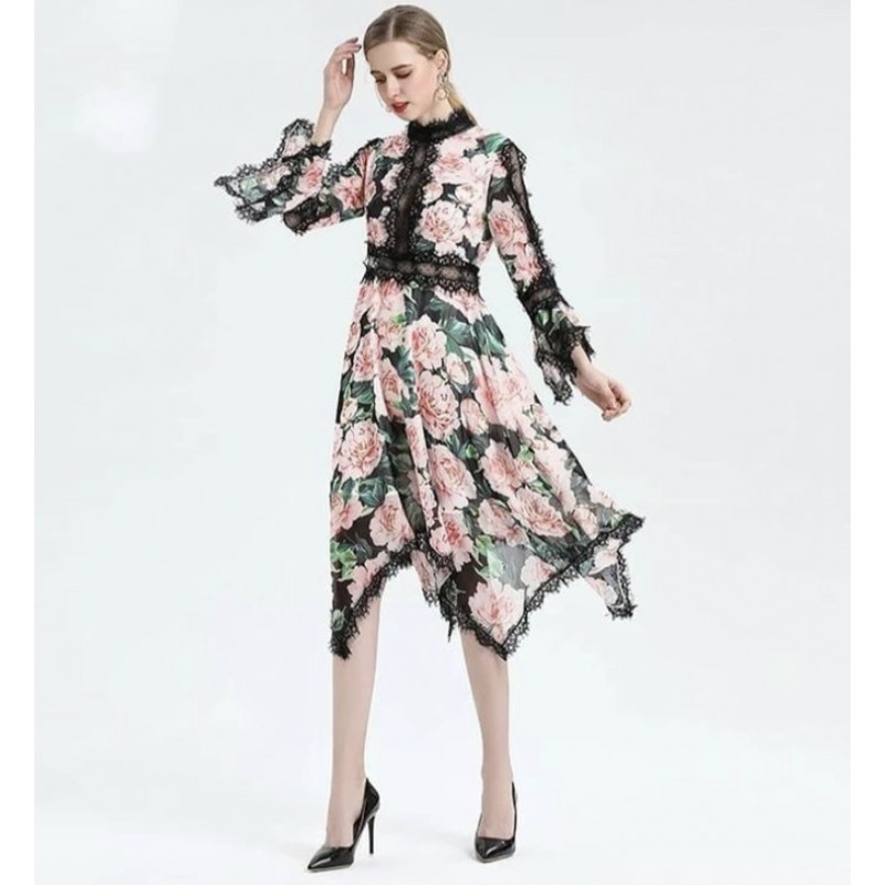 Rochie asimetric lace