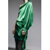 Rochie satinata verde