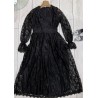 ROCHIE BELLA NEAGRA CU DANTELA