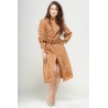 Rochie Din Poplin Maron