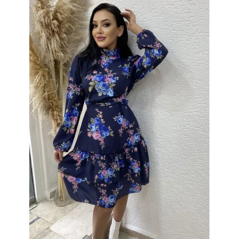 Rochie Blue Flowers
