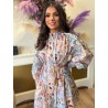 Rochie Zimmia color flowers