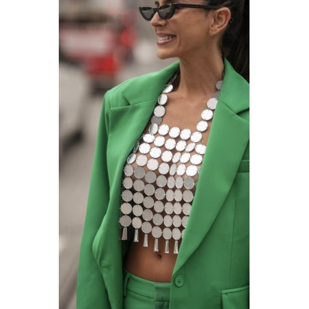 TOP glam din paiete mari