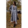 Compleu din tricot cu cardigan fashion print