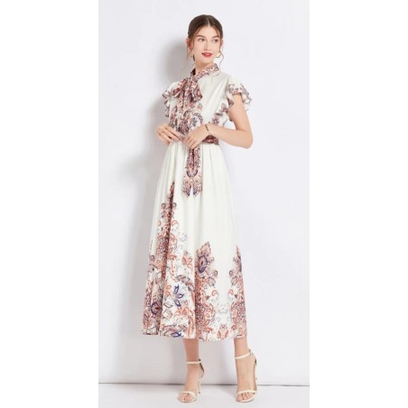Rochie super premium Zimmia alba