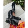 Bocanci din piele naturala Rock Star