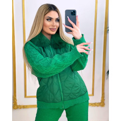 Compleu din doua piese tricot sporty look