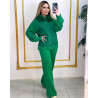 Compleu din doua piese tricot sporty look