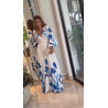 Rochie White Blue