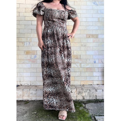 Rochie Lunga Animal print...