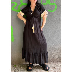 Rochie BOHO Neagra cu...