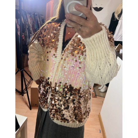Cardigan cu paiete