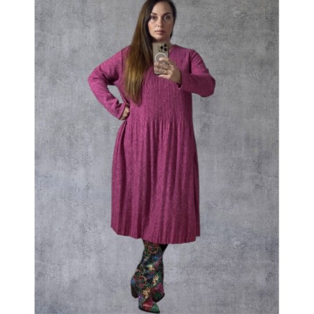 Rochie talie mare Fucsia
