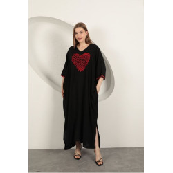 Rochie caftan cu inima vascoza marime mare