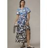 Rochie Poplin marime aqua shades mare si mica