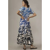 Rochie Poplin marime aqua shades mare si mica