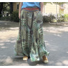 Fusta Pantalon BOHO cu Betelie cu paiete Green