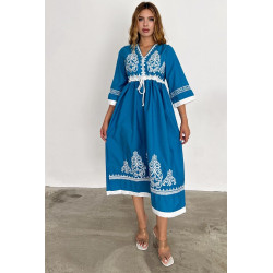Rochie Boho Mia blue