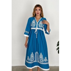 Rochie Boho Mia blue