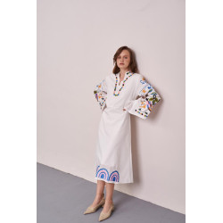 Rochie Boho Mia cu maneca evazata