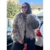 Haina din blana artificiala blana fluffy