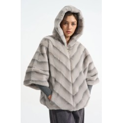 Haina capa blana artificiala Gray