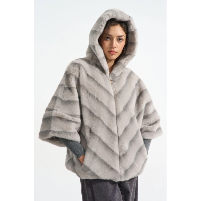 Haina capa blana artificiala Gray