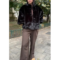 Haina ELEGANSIA capa blana artificiala black
