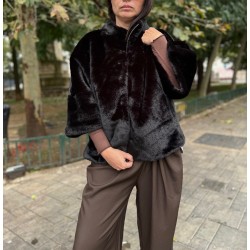 Haina ELEGANSIA capa blana artificiala black