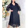 Rochie din dantela neagra cu encoeur MARIME MARE