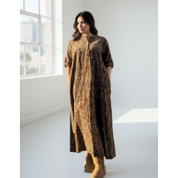 Rochie din velur animal...