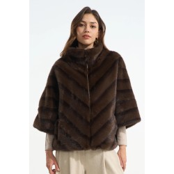 Haina ELEGANSIA capa blana artificiala Brown