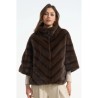 Haina ELEGANSIA capa blana artificiala Brown