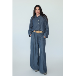 Compleu denim subtire cu...
