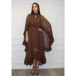 Rochie din Voal Ciocolata