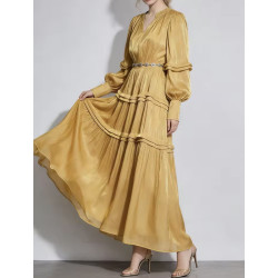 Rochie SUPERPREMIUM silky gold