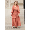 Rochie SUPERPREMIUM silky orange caramel