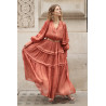 Rochie SUPERPREMIUM silky orange caramel