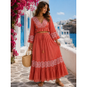 Compleu BOHO Manvi Lace Flowers