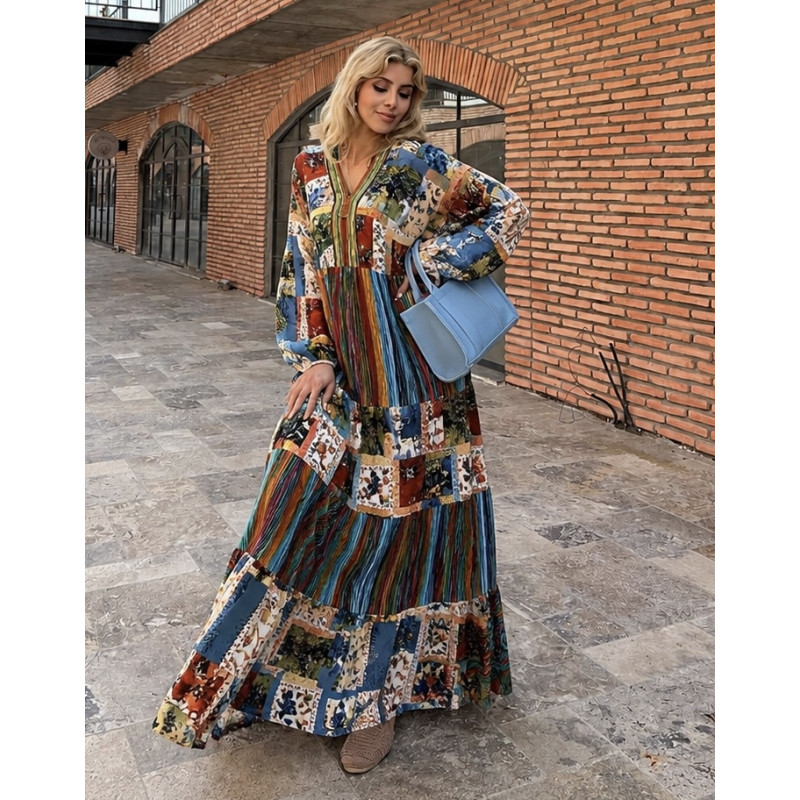 Rochie vascoza Marime Mare Happy Colors