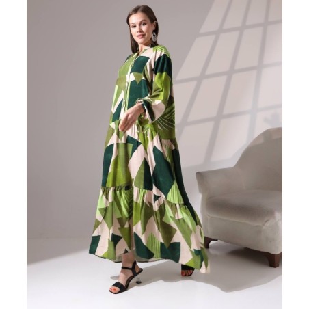 Rochie vascoza Marime Mare Grean Leafs