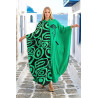 Rochie caftan vascoza marime mare Verde