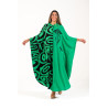 Rochie caftan vascoza marime mare Verde