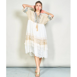 Rochie Boho Midi Marime...