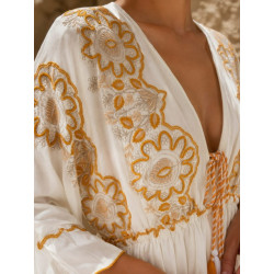 Rochie BOHO Espagnia Carmen White