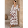 Rochie BOHO Espagnia Suprema White & Red