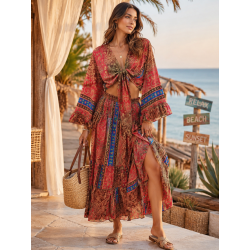 Compleu BOHO Green Roze