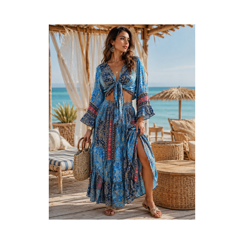Compleu BOHO Green Blue